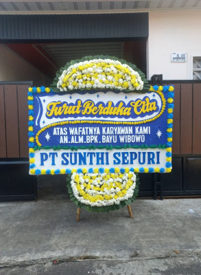 Papan Bunga Duka di Kotagede